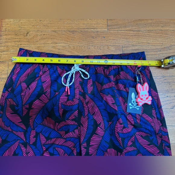 NWT PSYCHO BUNNY MENS CARDEN SWIM SHORTS Men's XL ACP Lined - Picture 8 of 10